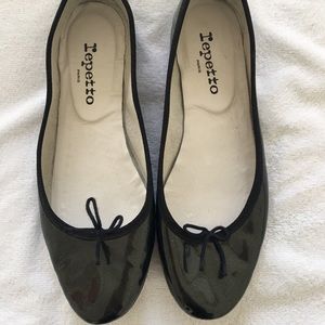 Women’s Repetto Black Sparkle Flats